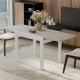 Стіл обідній розсувний Неман КОРС Бетон/Білий