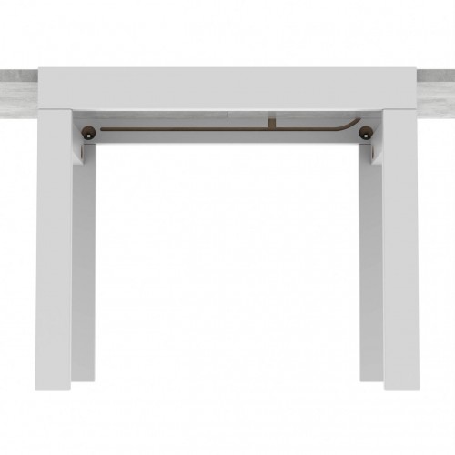 Стіл обідній розсувний Неман КОРС Бетон/Білий