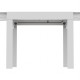 Стіл обідній розсувний Неман КОРС Бетон/Білий