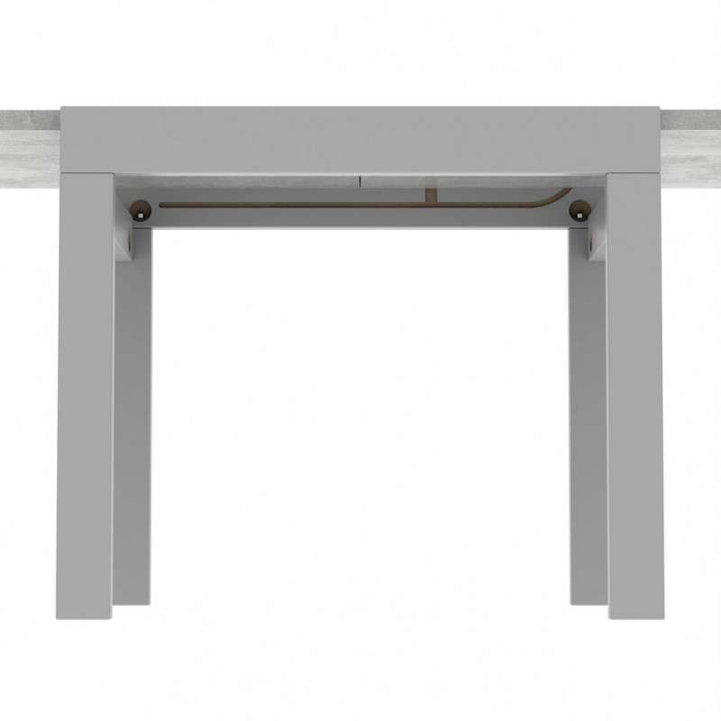 Стіл обідній розсувний Неман КОРС Бетон/Сірий
