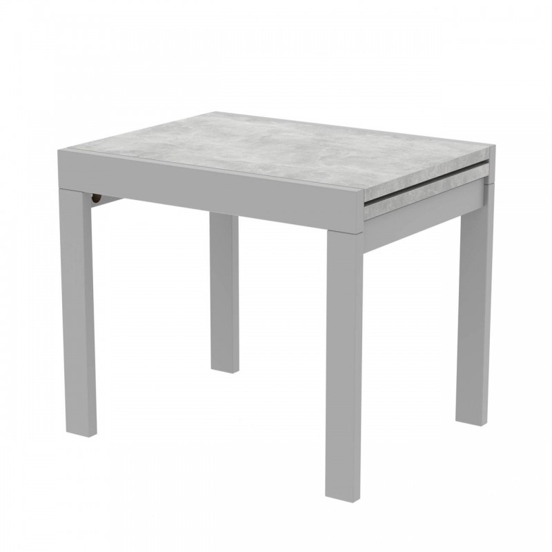 Стіл обідній розсувний Неман КОРС Бетон/Сірий