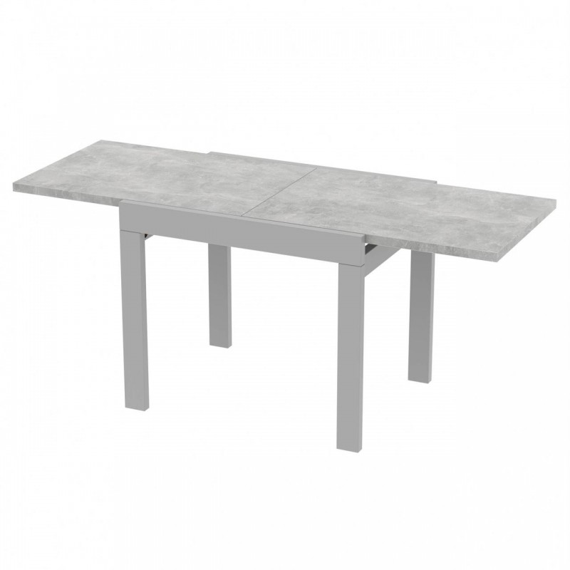 Стіл обідній розсувний Неман КОРС Бетон/Сірий