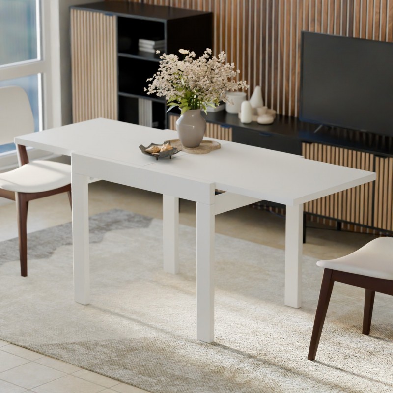 Стіл обідній розсувний Неман КОРС Білий