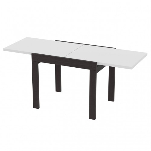 Стіл обідній розсувний Неман КОРС Білий/Венге