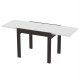 Стіл обідній розсувний Неман КОРС Білий/Венге