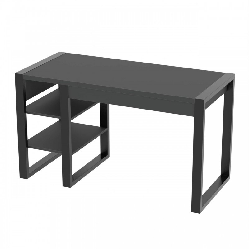 Стіл офісний Неман ВОЛЬФ 1200x600x750 Антрацит/Чорний