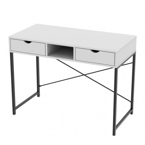 Стіл письмовий Неман КРАТ Білий/Чорний