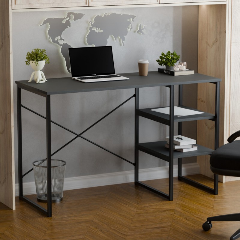 Стіл письмовий Неман ВАРН Антрацит/Чорний