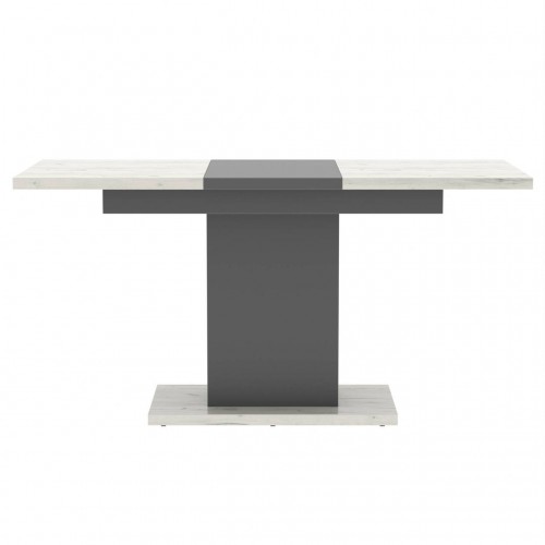 Стіл розсувний Неман ГРЕЙС Дуб крафт білий/Графіт