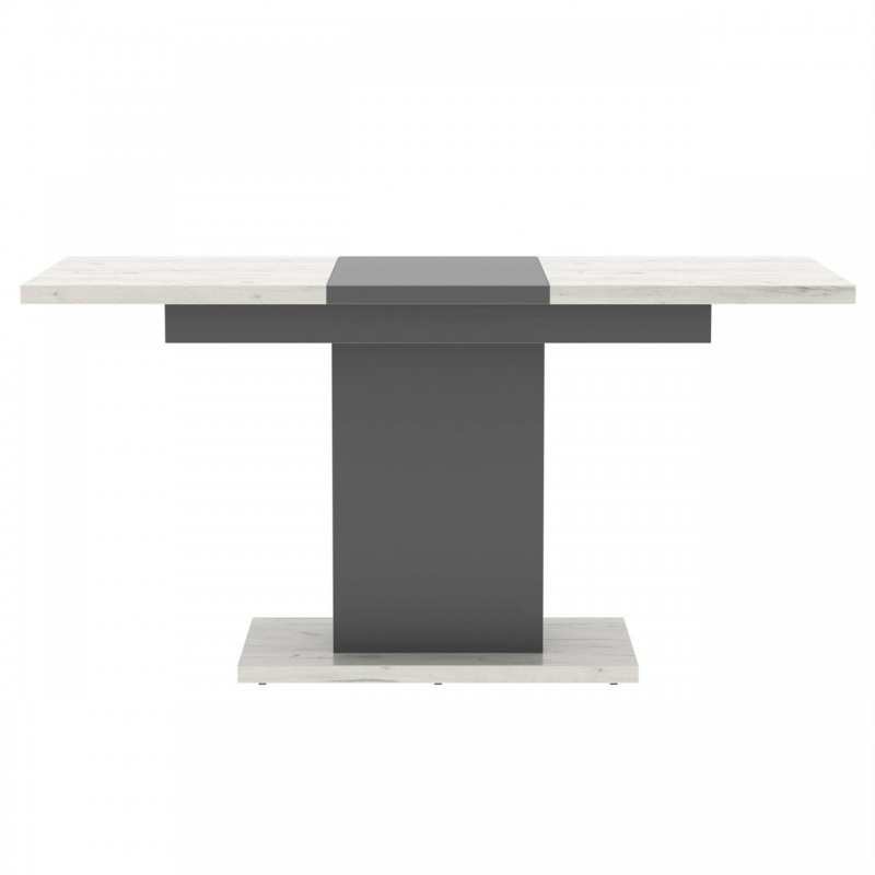 Стіл розсувний Неман ГРЕЙС Дуб крафт білий/Графіт