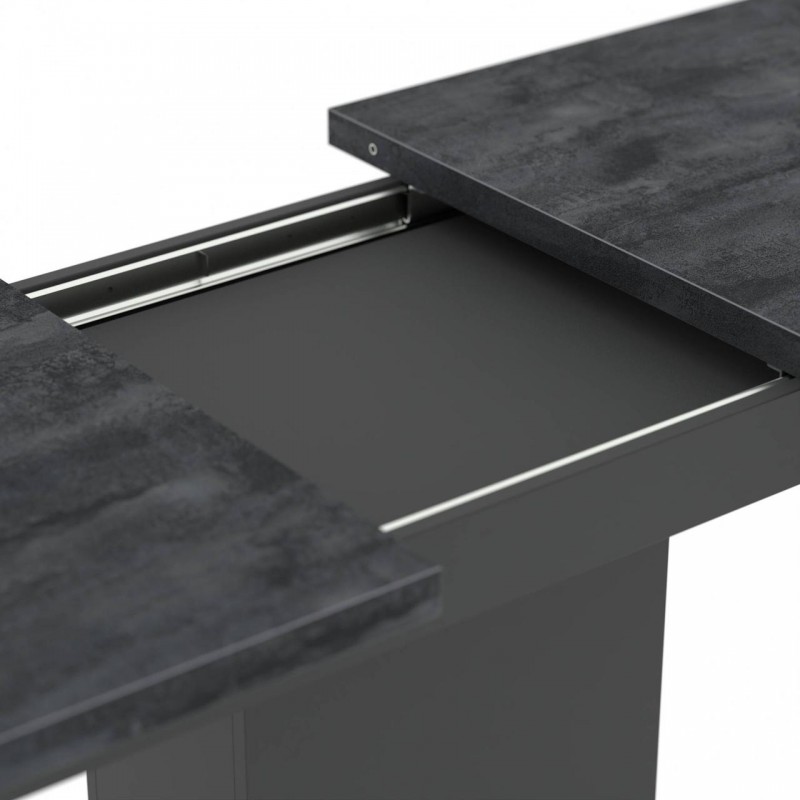 Стіл розсувний Неман ГРЕЙС Вугільний камінь/Антрацит