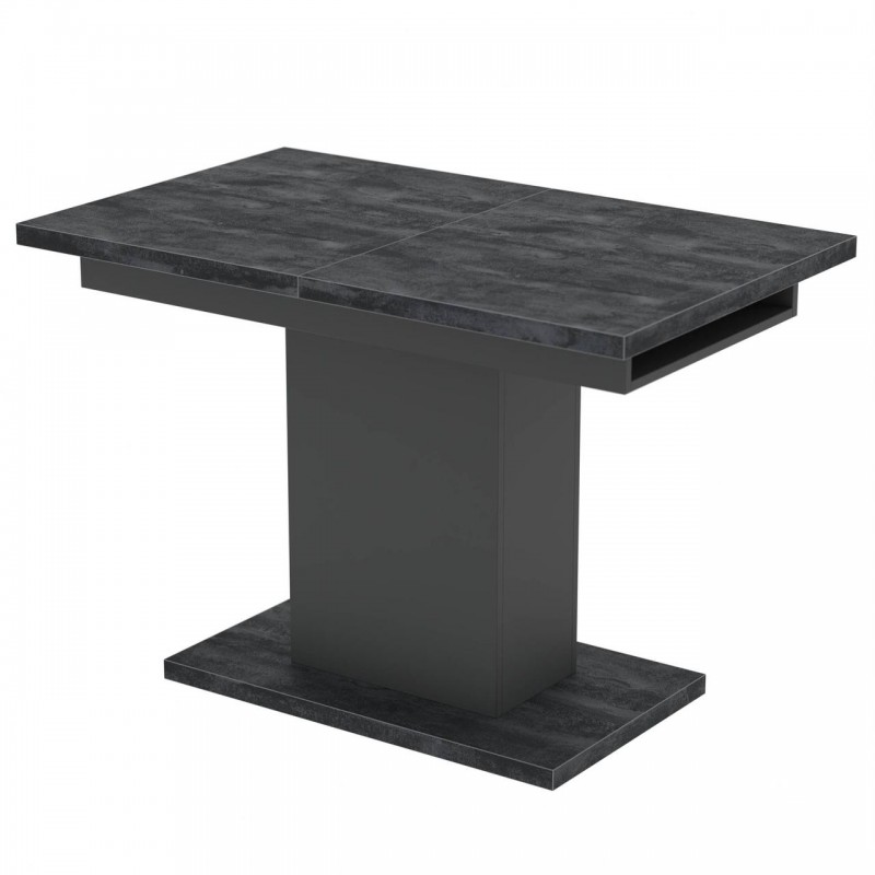 Стіл розсувний Неман ГРЕЙС Вугільний камінь/Антрацит