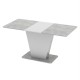 Стіл розсувний Неман КЛАЙД Бетон/Білий