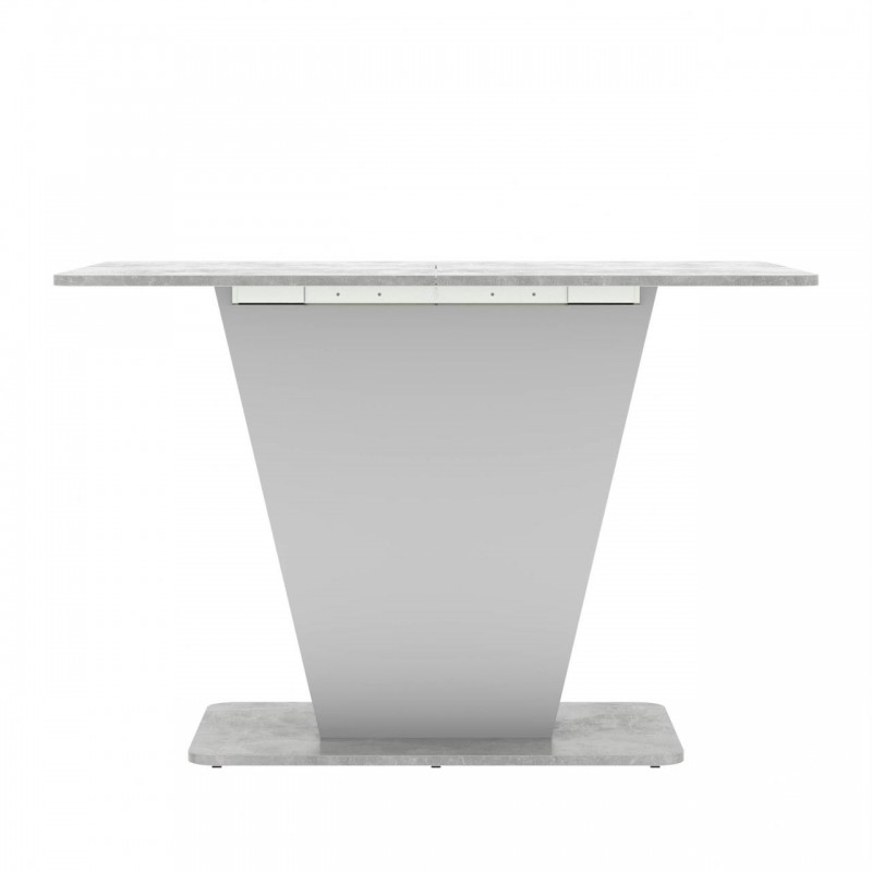 Стіл розсувний Неман КЛАЙД Бетон/Білий