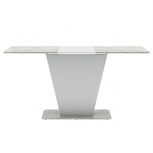 Стіл розсувний Неман КЛАЙД Бетон/Білий
