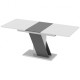 Стіл розсувний Неман ТЕЧ Білий/Графіт