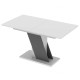 Стіл розсувний Неман ТЕЧ Білий/Графіт