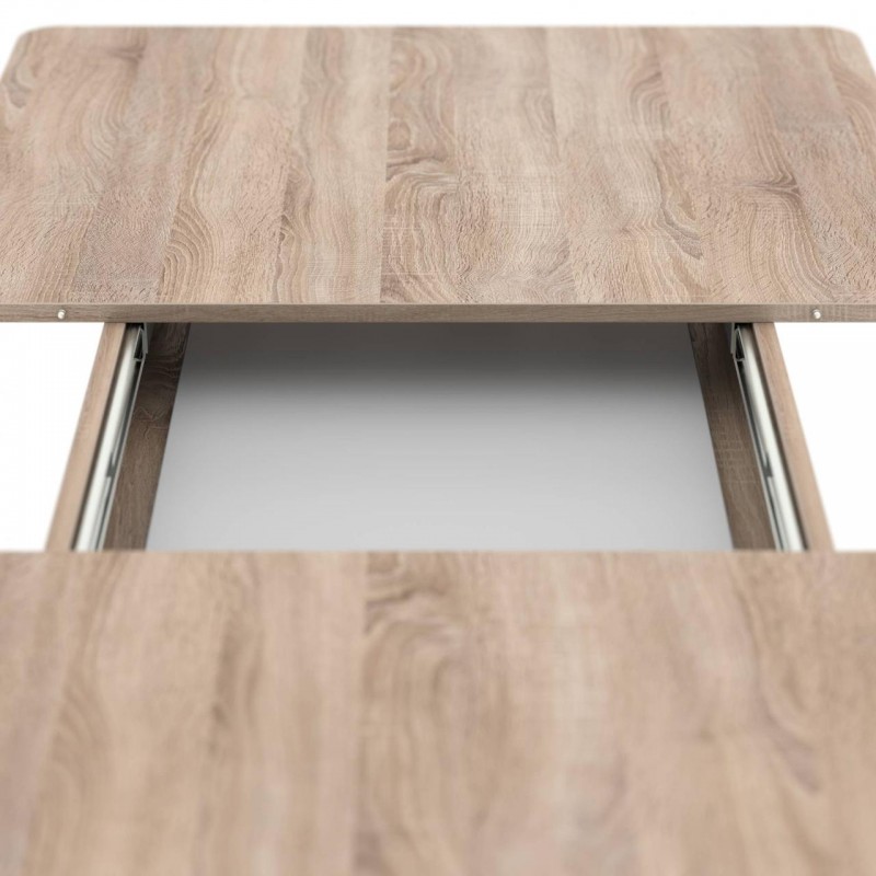 Стіл розсувний Неман ТЕЧ Дуб сонома/Білий