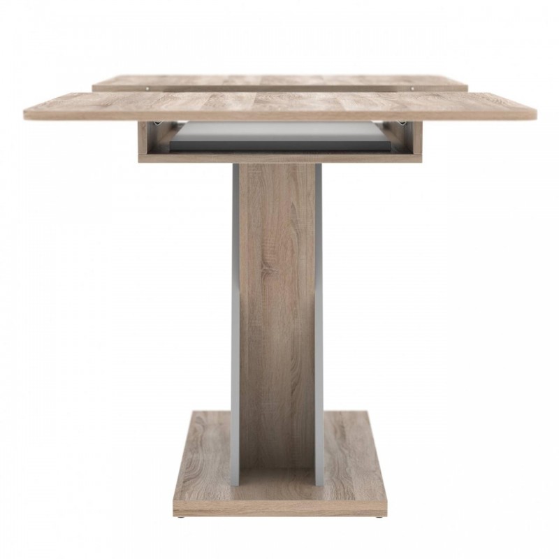 Стіл розсувний Неман ТЕЧ Дуб сонома/Білий