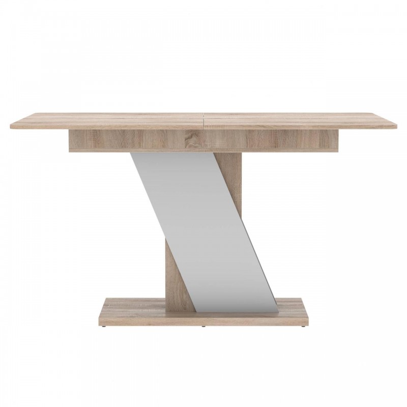 Стіл розсувний Неман ТЕЧ Дуб сонома/Білий