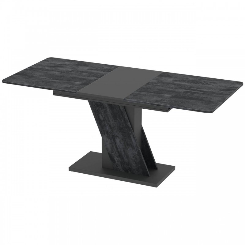Стіл розсувний Неман ТЕЧ Вугільний камінь/Антрацит