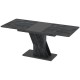 Стіл розсувний Неман ТЕЧ Вугільний камінь/Антрацит