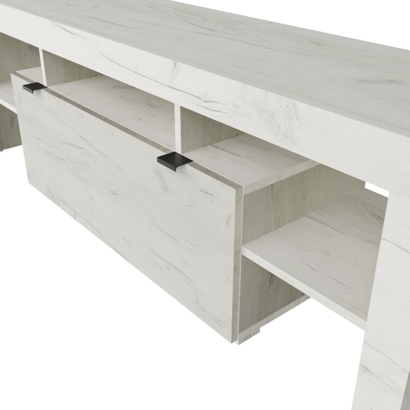 Тумба Неман СІМПЛ ТС-1500 Дуб Крафт білий