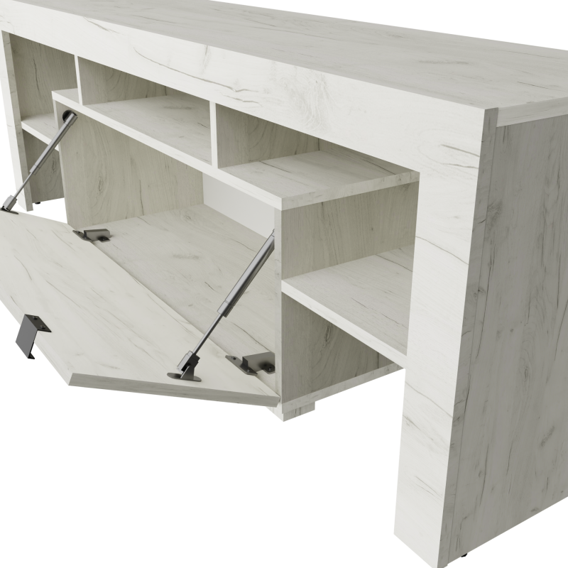 Тумба Неман СІМПЛ ТС-1500 Дуб Крафт білий