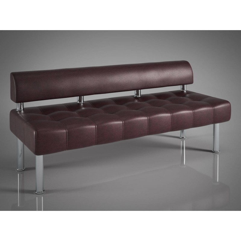 Диван Тонус вишневий без підлокітників 1600*600*700 Sentenzo