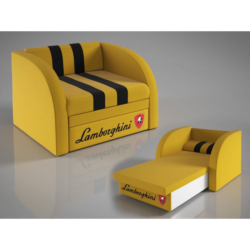 Крісло-ліжко Піт-стоп 820х1650 жовтий Sentenzo