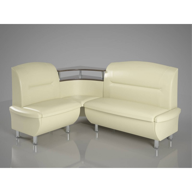 Кухонний куточок Смузі молоко 1600x1250х600хН850 Sentenzo