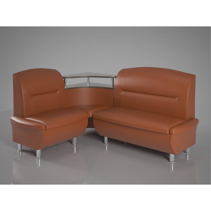 Кухонний куточок Смузі шоколад 1600x1250х600хН850 Sentenzo