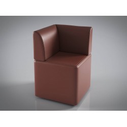 Кут Скайп коричневий 570х570хН850 Sentenzo