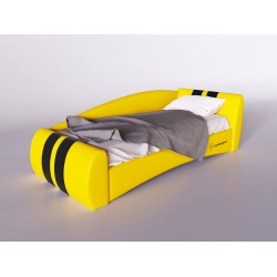 Ліжко "Формула" жовтий з підйомним механізмом 2000*900 Sentenzo