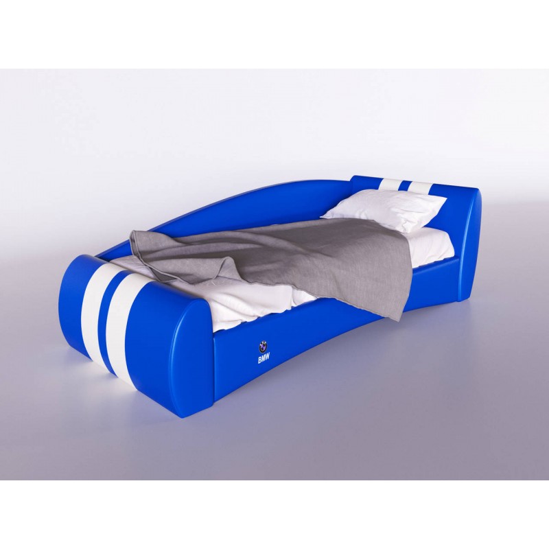 Ліжко Формула синій без підйомного механізму 800*2000 Sentenzo