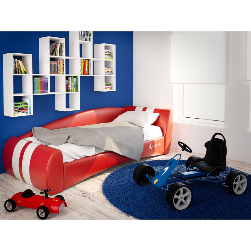 Ліжко Формула синій без підйомного механізму 800*2000 Sentenzo