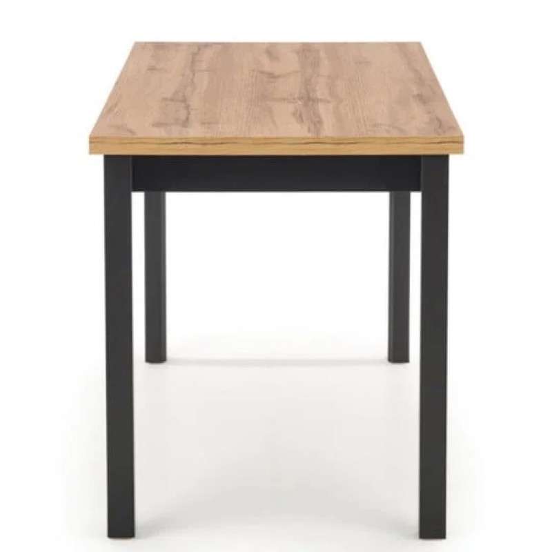 Стіл обідній ADAM 120x68 Дуб артизіан / Чорний ADAMDAC120 Signal