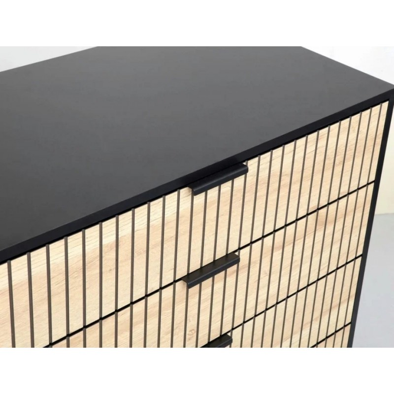 Комод MAGO K2 40х80 дуб / чорний мат MAGOK2 Signal