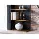 Стелаж CORNER дуб вотан / чорний 170x60 Signal Стелаж CORNER дуб вотан / чорний 170x60 Signal