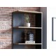Стелаж CORNER дуб вотан / чорний 170x60 Signal Стелаж CORNER дуб вотан / чорний 170x60 Signal