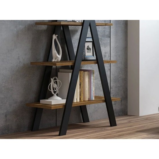 Стелаж TIPI дуб вотан / чорний 136x80 Signal Стелаж TIPI дуб вотан / чорний 136x80 Signal