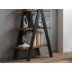 Стелаж TIPI дуб вотан / чорний 136x80 Signal Стелаж TIPI дуб вотан / чорний 136x80 Signal
