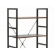 Стелаж LOFT R4 Чорний Горіх / Чорний 115х60х30 LOFTR4CORC Signal