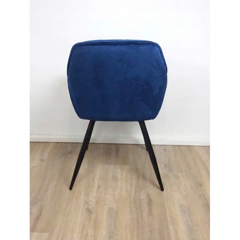 Крісло Cherry Velvet Синій / Чорний Signal