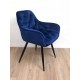 Крісло Cherry Velvet Синій / Чорний Signal