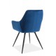 Крісло Cherry Velvet Синій / Чорний Signal