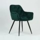 Крісло Cherry Velvet Зелений / Чорний Signal