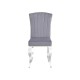 Крісло PRINCE VELVET Хром / Сірий TAP. 195 Signal