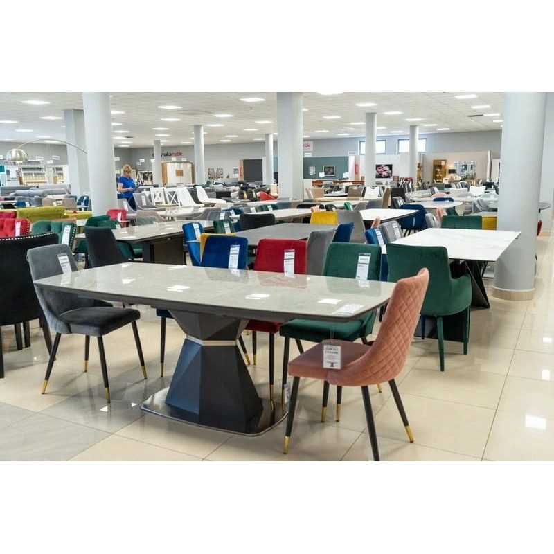 Крісло Piano Velvet Сірий / Чорний Signal