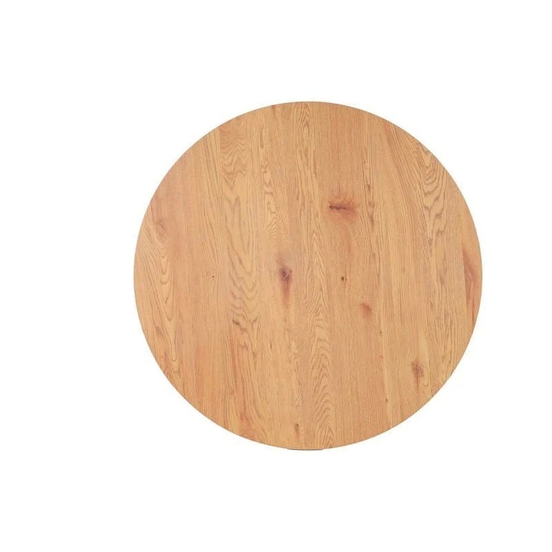 Стіл ASTER дуб / чорний каркас Діаметр 120 Signal